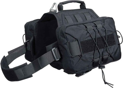 Dog backpack tactical saddle - backpack,